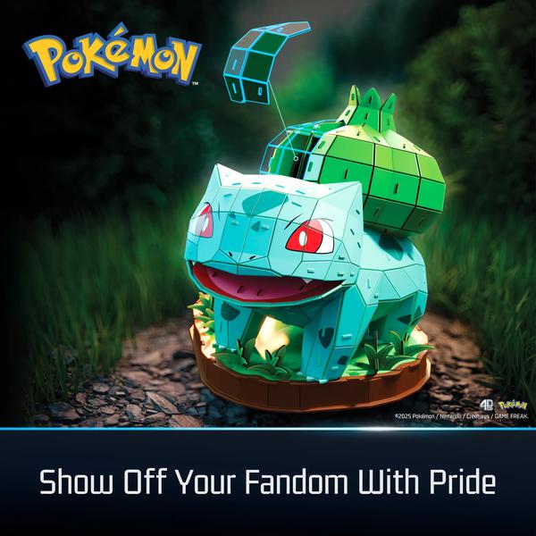 4D Build Pokémon Bulbasaur 3D Model Kit