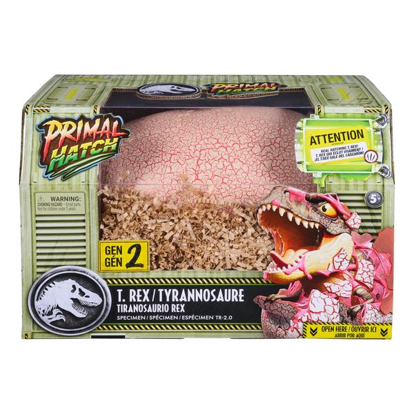 Jurassic World Primal Hatch Interactive Toy Dinosaur & Egg