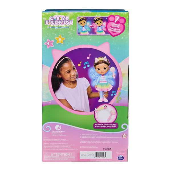 Gabby’s Dollhouse Fairylandia Dandelion Magic Gabby Doll with Light-Up Wings