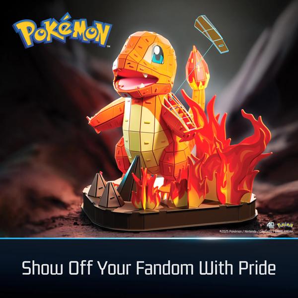 4D Build Pokémon Charmander 3D Model Kit