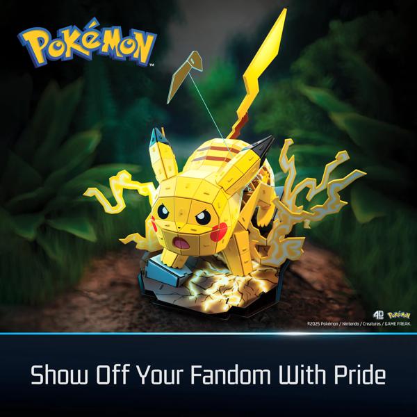 4D Build Pokémon Pikachu 3D Model Kit