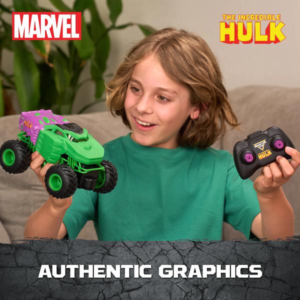 Monster Jam, Marvel The Hulk RC Monster Truck, 1:24 Scale