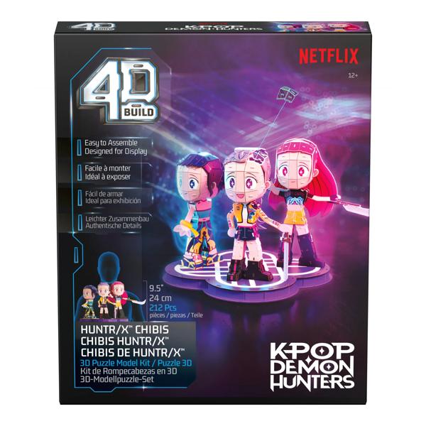 4D Build, KPop Demon Hunters HUNTR/X Chibi 3D Puzzle
