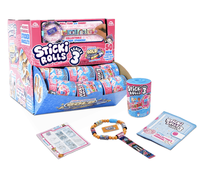 Sticki Rolls Series 3 Sticki Band Capsule Assorted