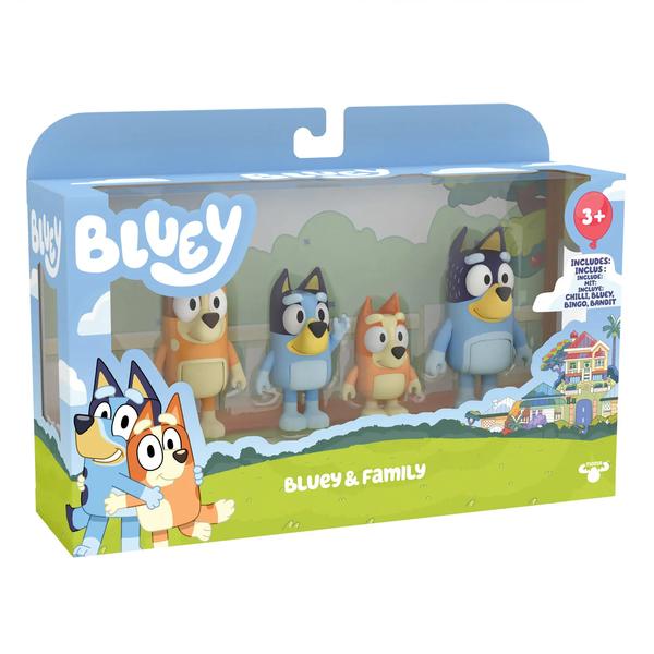 Bluey The Sleepover Figure 4-Pack