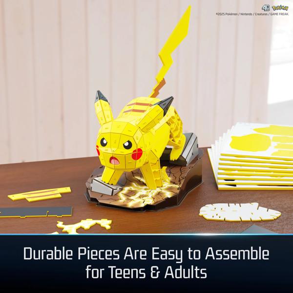 4D Build Pokémon Pikachu 3D Model Kit