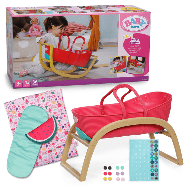 BABY born 3 in 1 Bassinet Pin Play