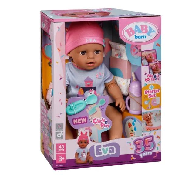 BABY born Eva Click & Play 43cm
