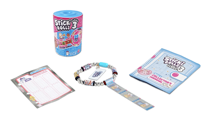 Sticki Rolls Series 3 Sticki Band Capsule Assorted