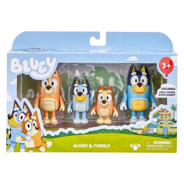 Bluey The Sleepover Figure 4-Pack