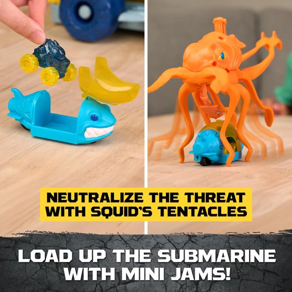 Monster Jam Mini Jams Megalodon Squid Takedown Playset&nbsp;