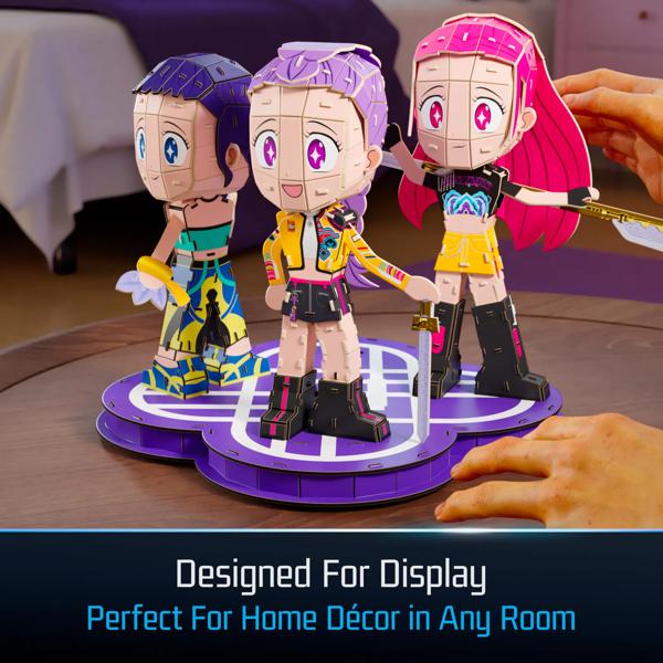 4D Build, KPop Demon Hunters HUNTR/X Chibi 3D Puzzle