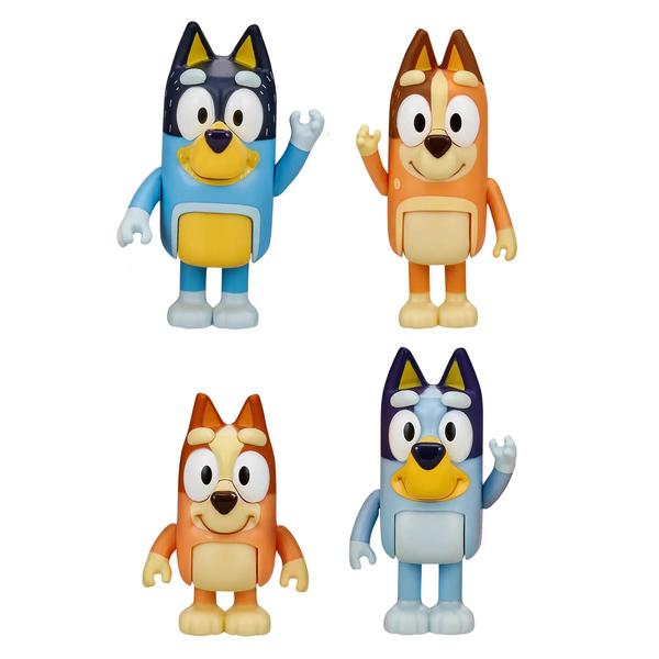 Bluey The Sleepover Figure 4-Pack