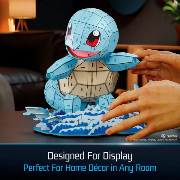 4D Build Pokémon Squirtle 3D Model Kit