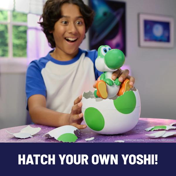 Nintendo The Super Mario Galaxy Movie: Hatchin’ Yoshi Interactive Toy Egg