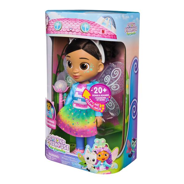 Gabby’s Dollhouse Fairylandia Dandelion Magic Gabby Doll with Light-Up Wings