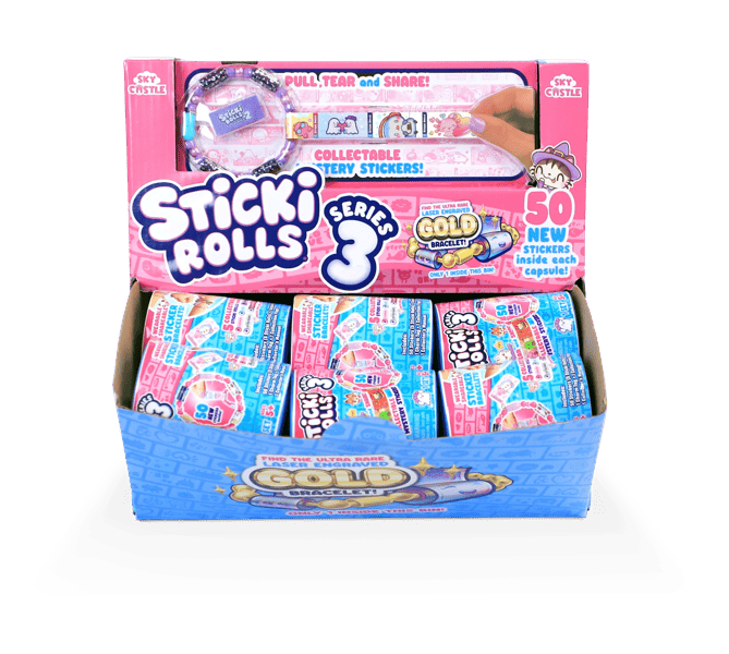 Sticki Rolls Series 3 Sticki Band Capsule Assorted
