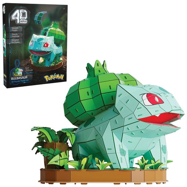 4D Build Pokémon Bulbasaur 3D Model Kit