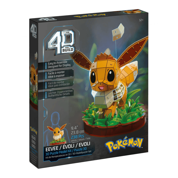 4D Build Pokémon Eevee 3D Puzzle Model Kit