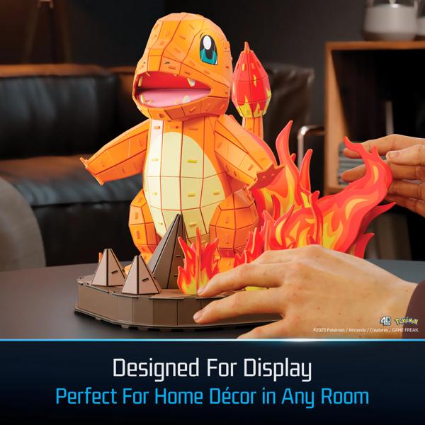 4D Build Pokémon Charmander 3D Model Kit