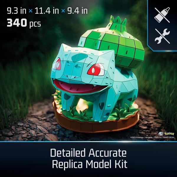 4D Build Pokémon Bulbasaur 3D Model Kit