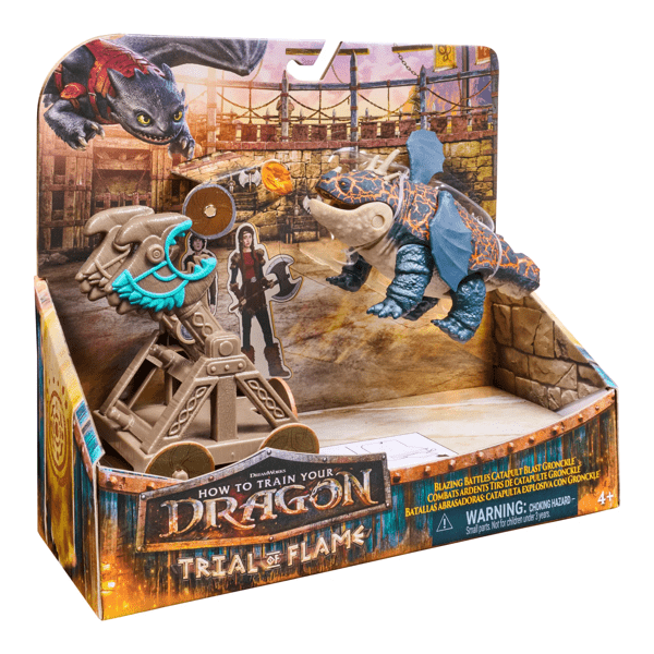 Dreamworks Dragons Blazing Battles Toothless Cannon Blast Playset