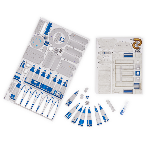 4D Build Star Wars R2-D2 Cardstock Model Kit 