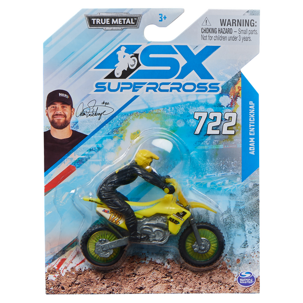 Supercross: 1:24 Die Cast Motorcycle, Assorted