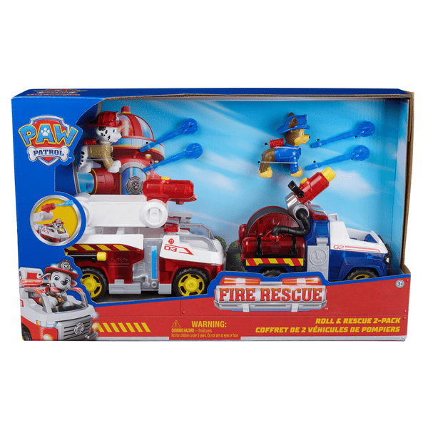 PAW Patrol, Fire Rescue Roll & Rescue 2-Pack