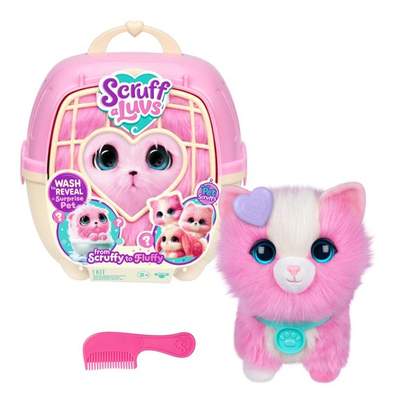 ScruffaLuvs Pet Scruffs Pink Mystery Plush