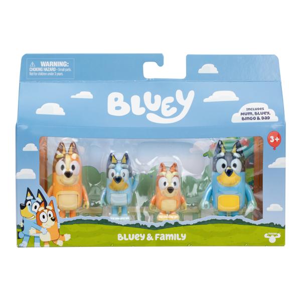 Bluey Figure 4 Pack