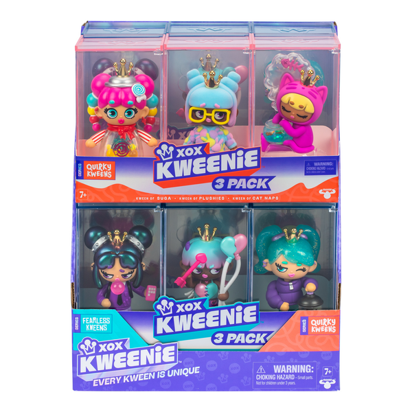 XOX Kweenies 3 Pack CDU 