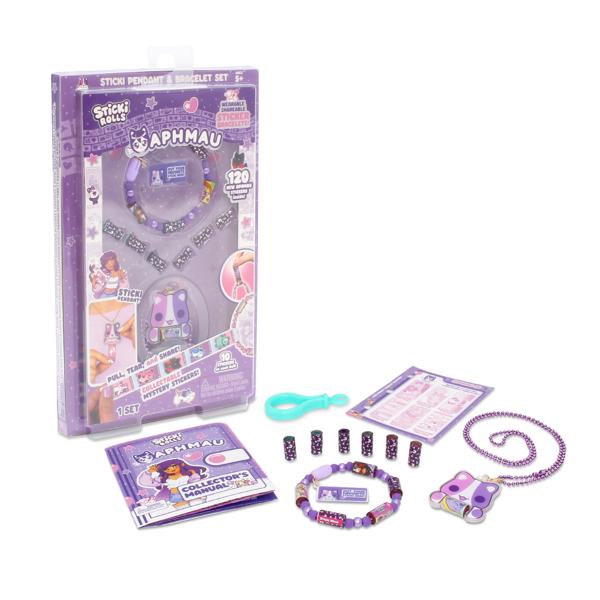 Sticki Rolls x Aphmau  Limited Edition Pendant & Bracelet Set 