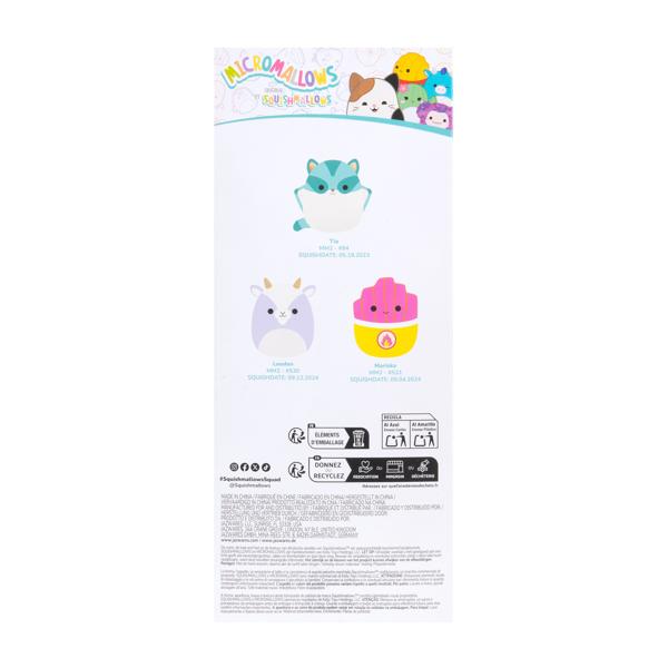 Squishmallows Original Micromallows Plush 3-Pack Assortment
