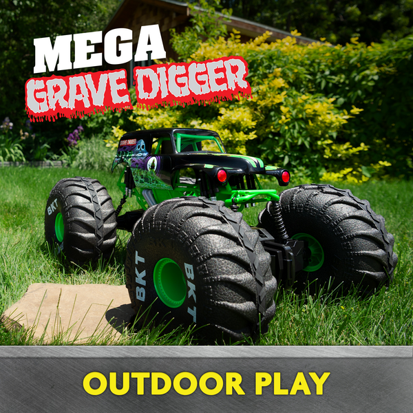 Monster Jam Official Mega Grave Digger Remote Control Truck 