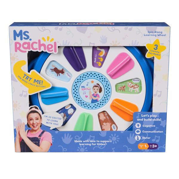 Ms. Rachel Official Spin Along Learning Wheel