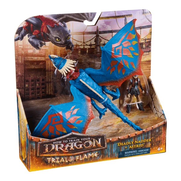 Dreamworks Dragons Deadly Nadder & Astrid