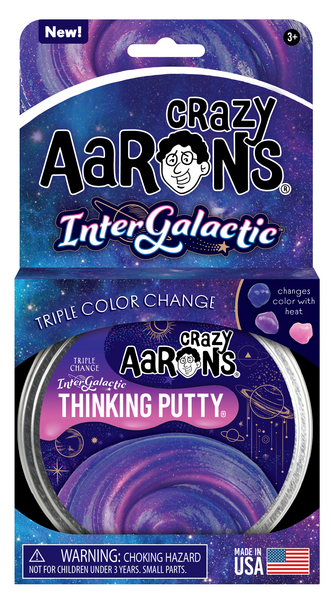 Crazy Aaron's Intergalactic Triple Colour Changing Thinking Putty