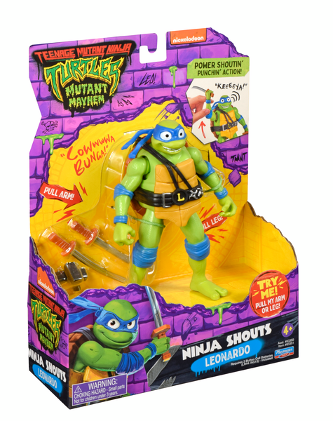 Teenage Mutant Ninja Turtles: Mutant Mayhem Deluxe Ninja Shouts Figure