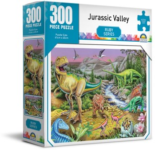 Crown Ruby Series Dinosaurs 300 Piece Puzzle – Assorted