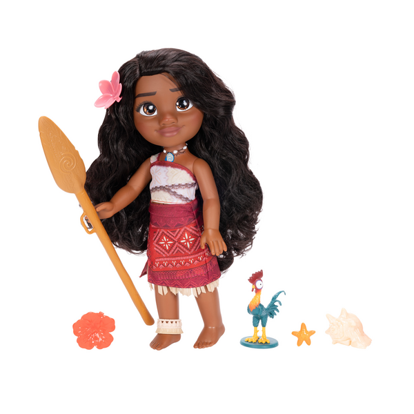 Disney Moana 2 My Singing Friend 14″ Moana Doll & Heihei