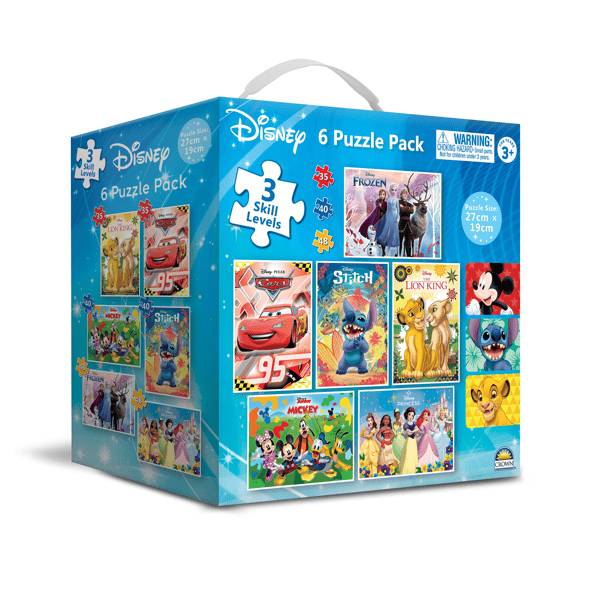 Disney & Pixar 6 Puzzle Pack