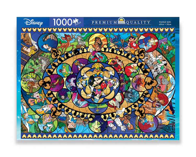 Crown Premium Disney Princess & Classics – 1000 Piece Puzzles Assorted