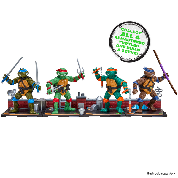 TMNT 40th Anniversary Collector Animated Figure