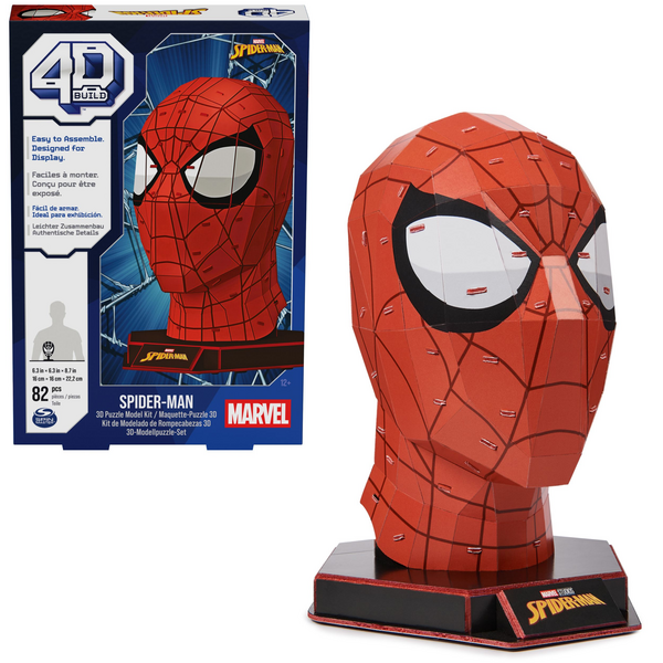 4D Build Marvel Mask 3D Puzzle Model Kit Assorted