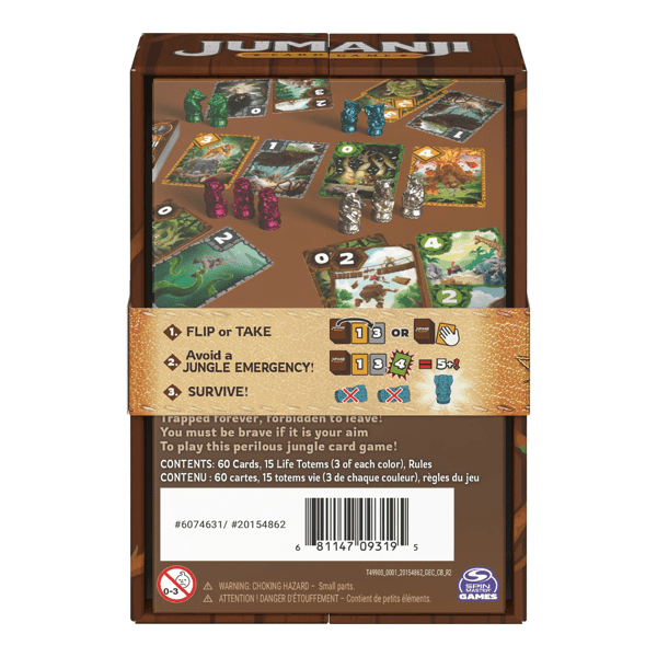 Jumanji Card Game