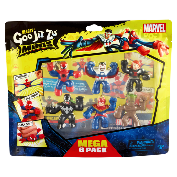 Heroes of Goo Jit Zu Marvel Minis Mega 6 Pack 
