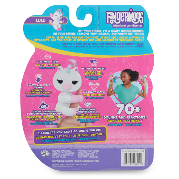 Fingerlings Interactive Baby Unicorn