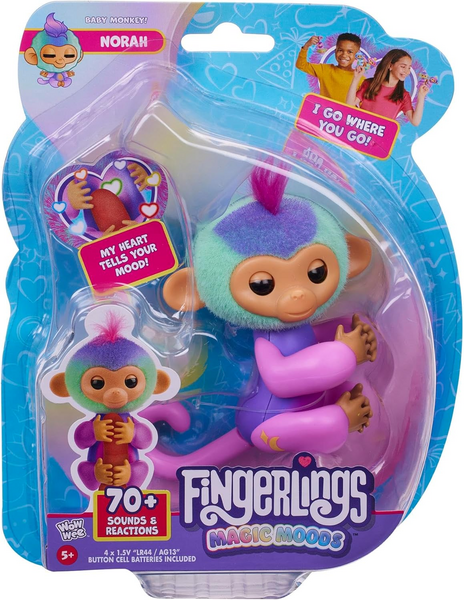 Fingerlings Interactive Magic Mood Baby Monkey Norah