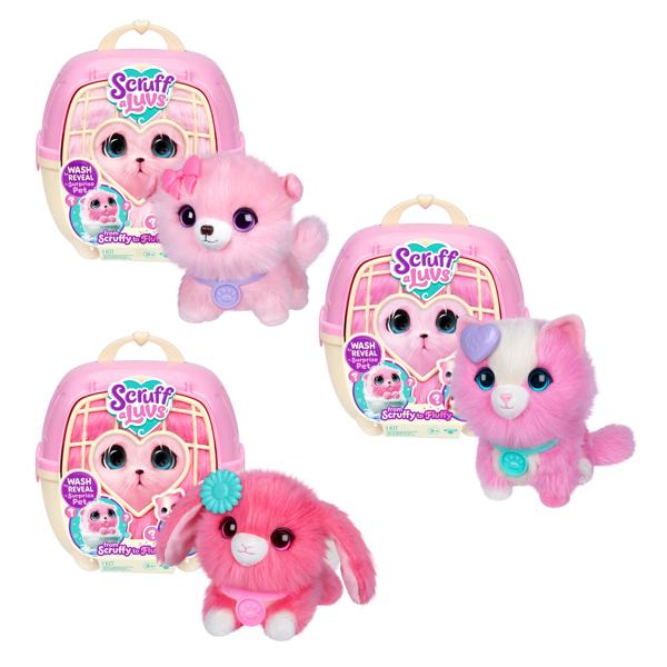 ScruffaLuvs Pet Scruffs Pink Mystery Plush